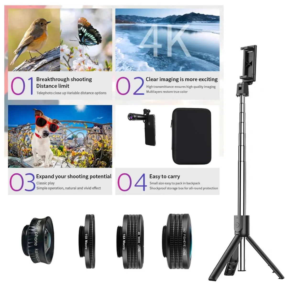 12 in 1  4K Photography Bundle