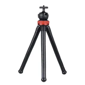 12" Flexible Desktop Tripod w/ Phone Clip