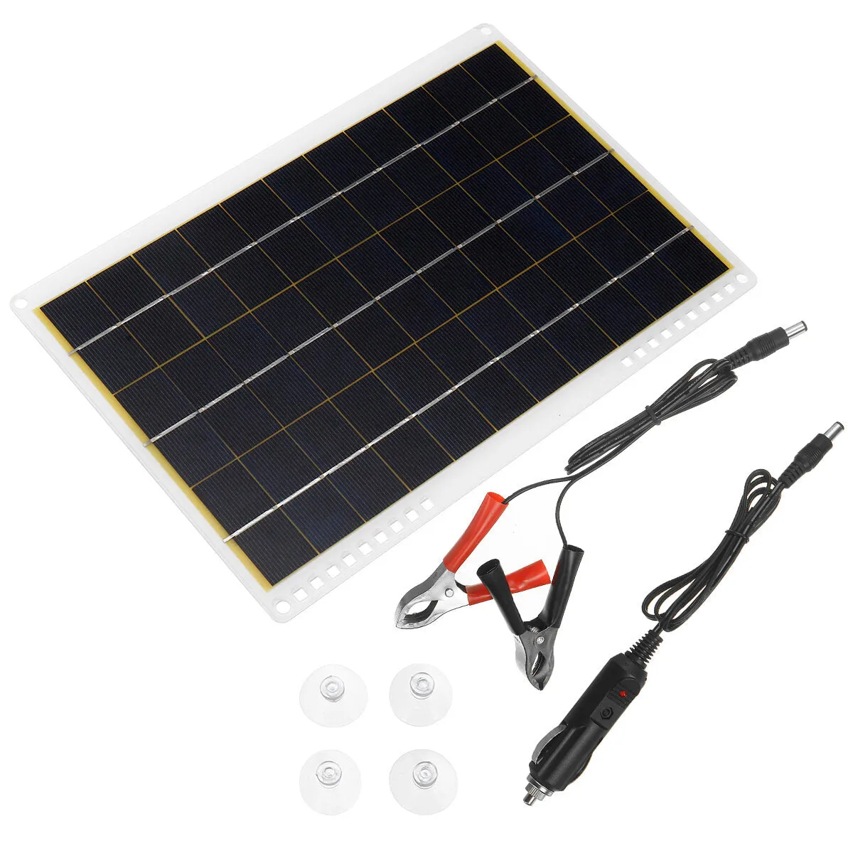 15W Solar Panel 12V Polycrystalline Solar Panel Fast Outdoor Emergency Charging