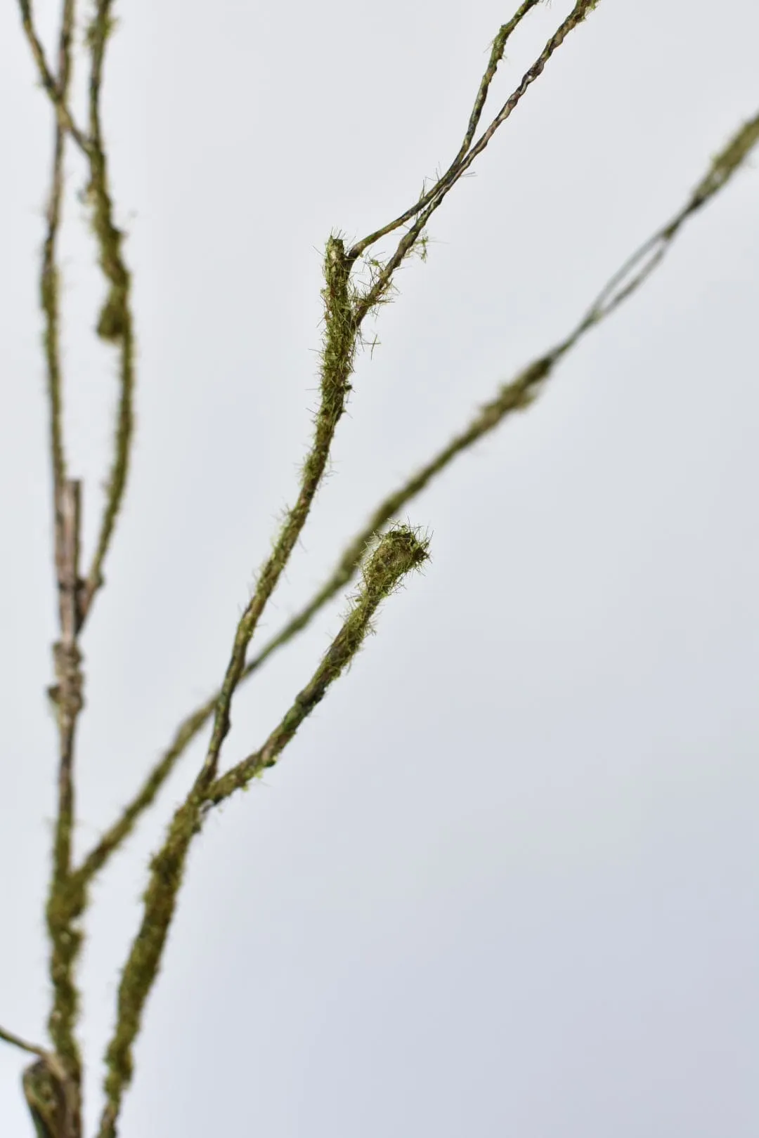 36" Faux Mossy Brown Twig Branch Stem