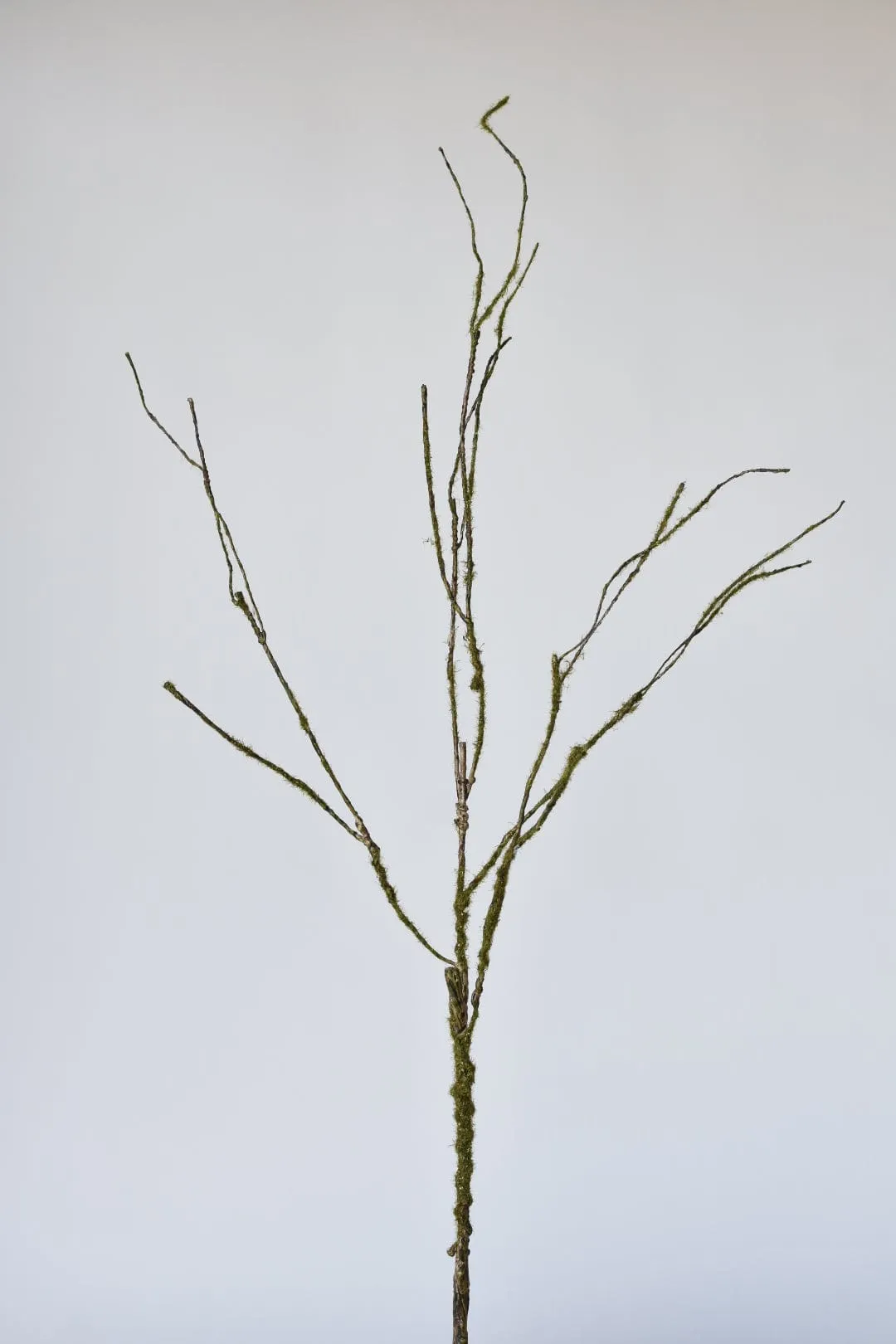 36" Faux Mossy Brown Twig Branch Stem