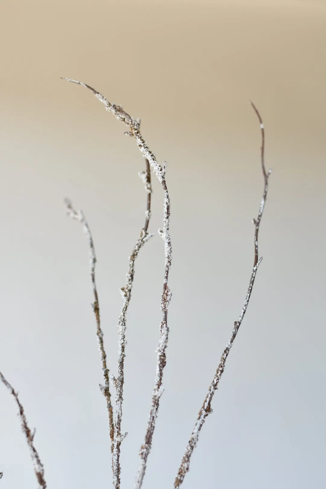 40" Faux Brown/White Twig Branch Stem