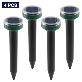 4pcs Ultrasonic Solar Power Mouse Repeller