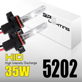 5202 HID Xenon Bulbs Premium With Ceramic Base 35w