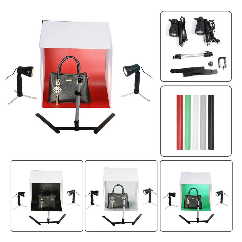 60cm Portable Lightbox Photo Studio Box Mini Studio Set