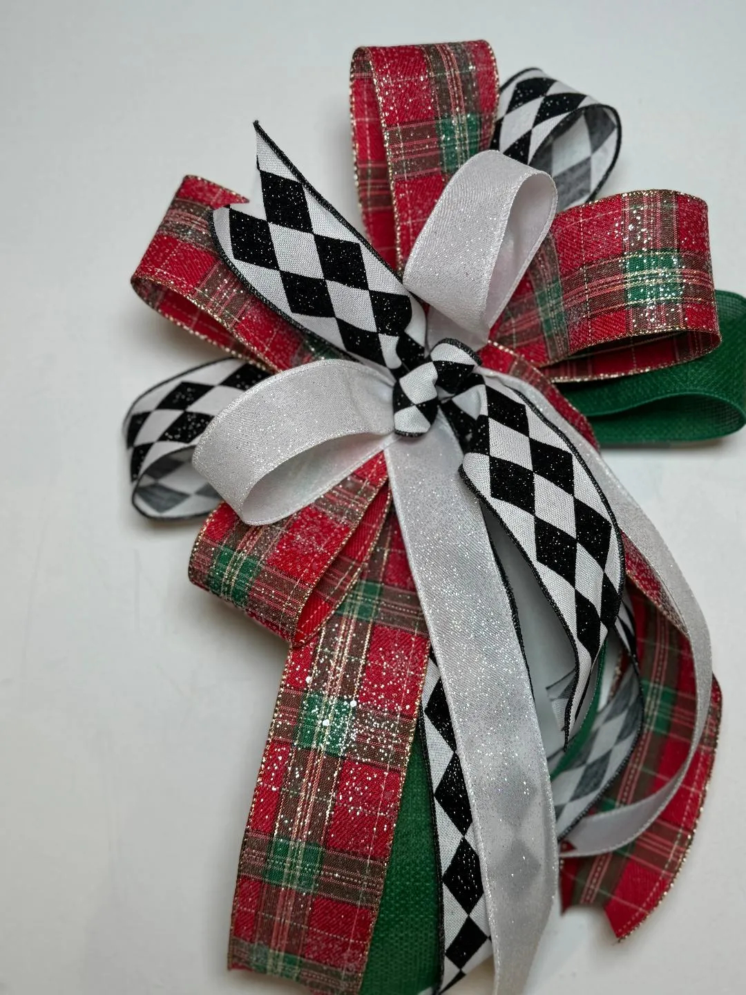 #911 Holiday Bow, Lantern Bow, Wreath Bow