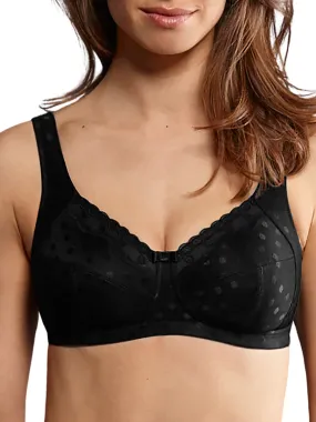 Airita Comfort Soft Cup Bra - Black