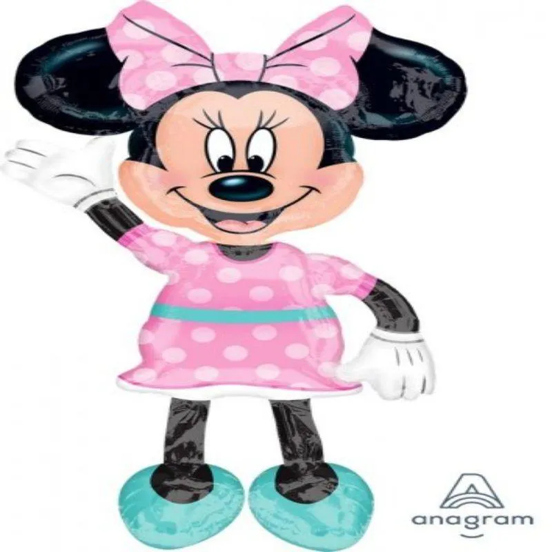 Airwalker Minnie Mouse Foil Balloon - 96cm x 137cm