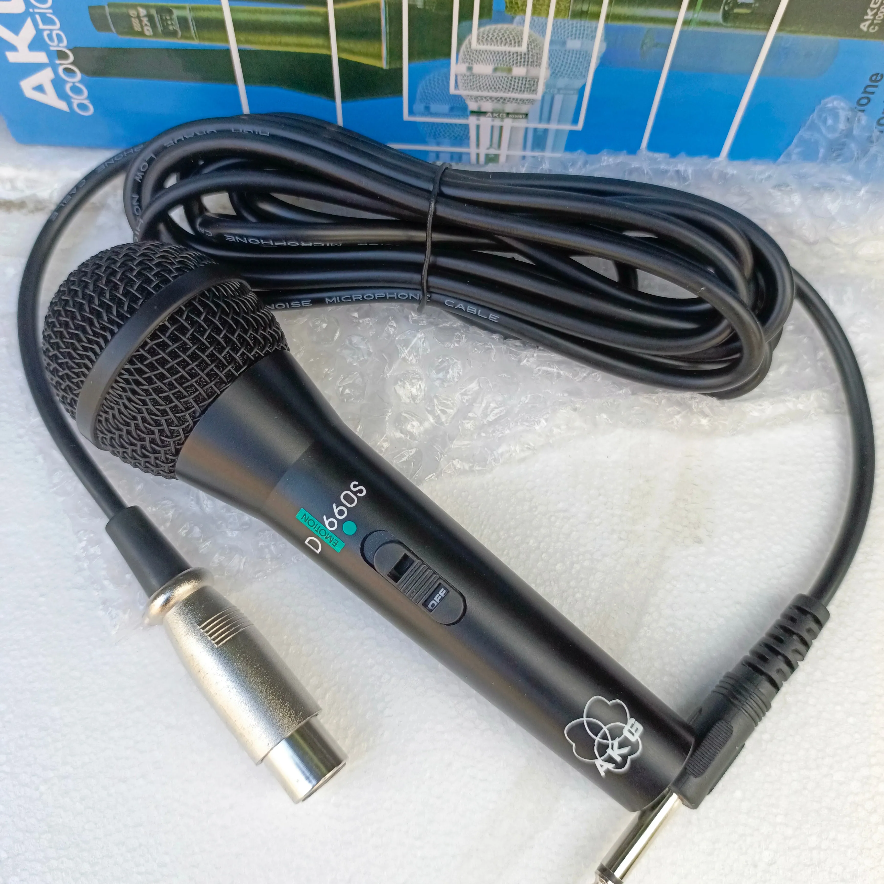 AKG D660S Hyper-cardioid Dynamic Vocal Microphone - Brand New