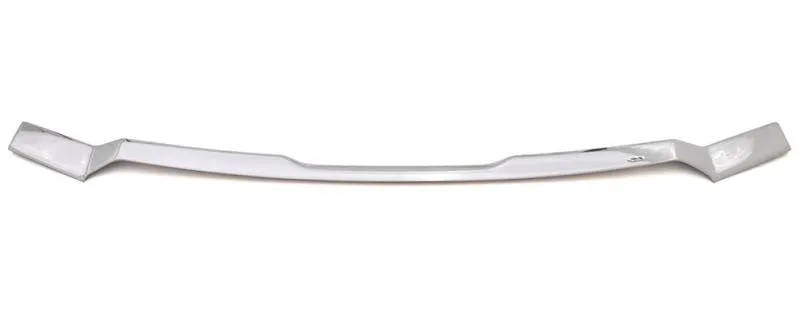 AVS 10-13 Mazda 3 (Grille Fascia Mount) Aeroskin Low Profile Hood Shield - Chrome