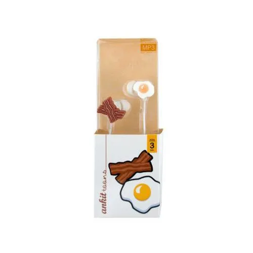 Bacon & Eggs Earbuds ( Case of 48 )