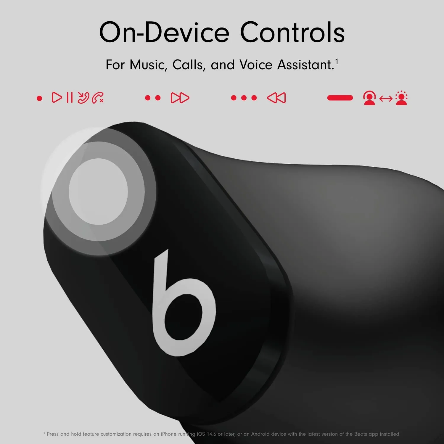 Beats Studio Buds with AppleCare  for Headphones (2 Years) - Black