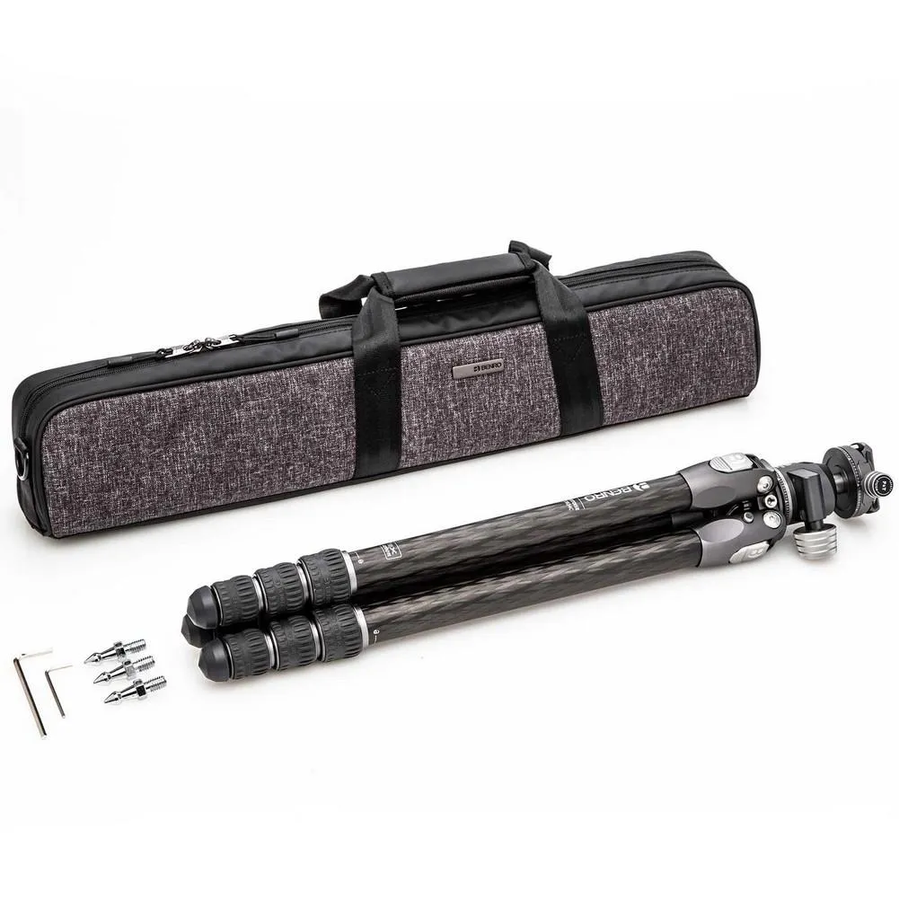 Benro Tortoise Columnless Carbon Fiber Two Series Tripod with GX30 Ball Head