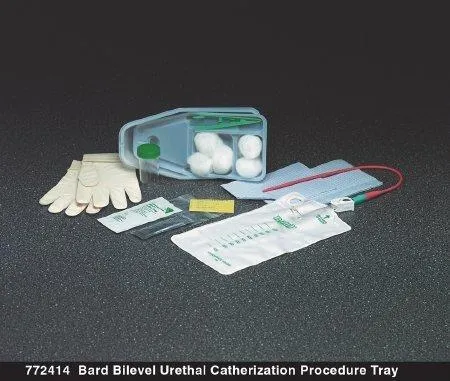 Bi-Level Tray with Plastic Catheter 14 Fr