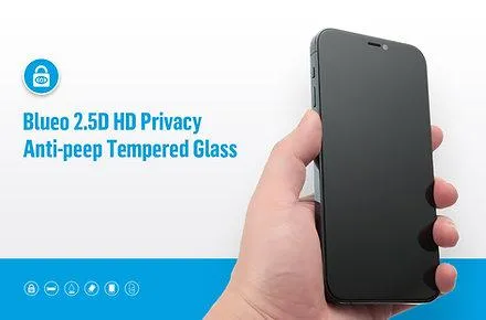 Blueo Privacy Matte Tempered Glass for iPhone X/XS/11 Pro | Blueo