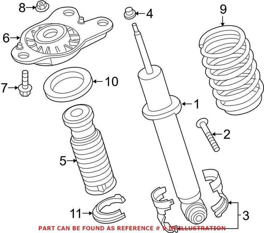 BMW Coil Spring – Rear 33536865162