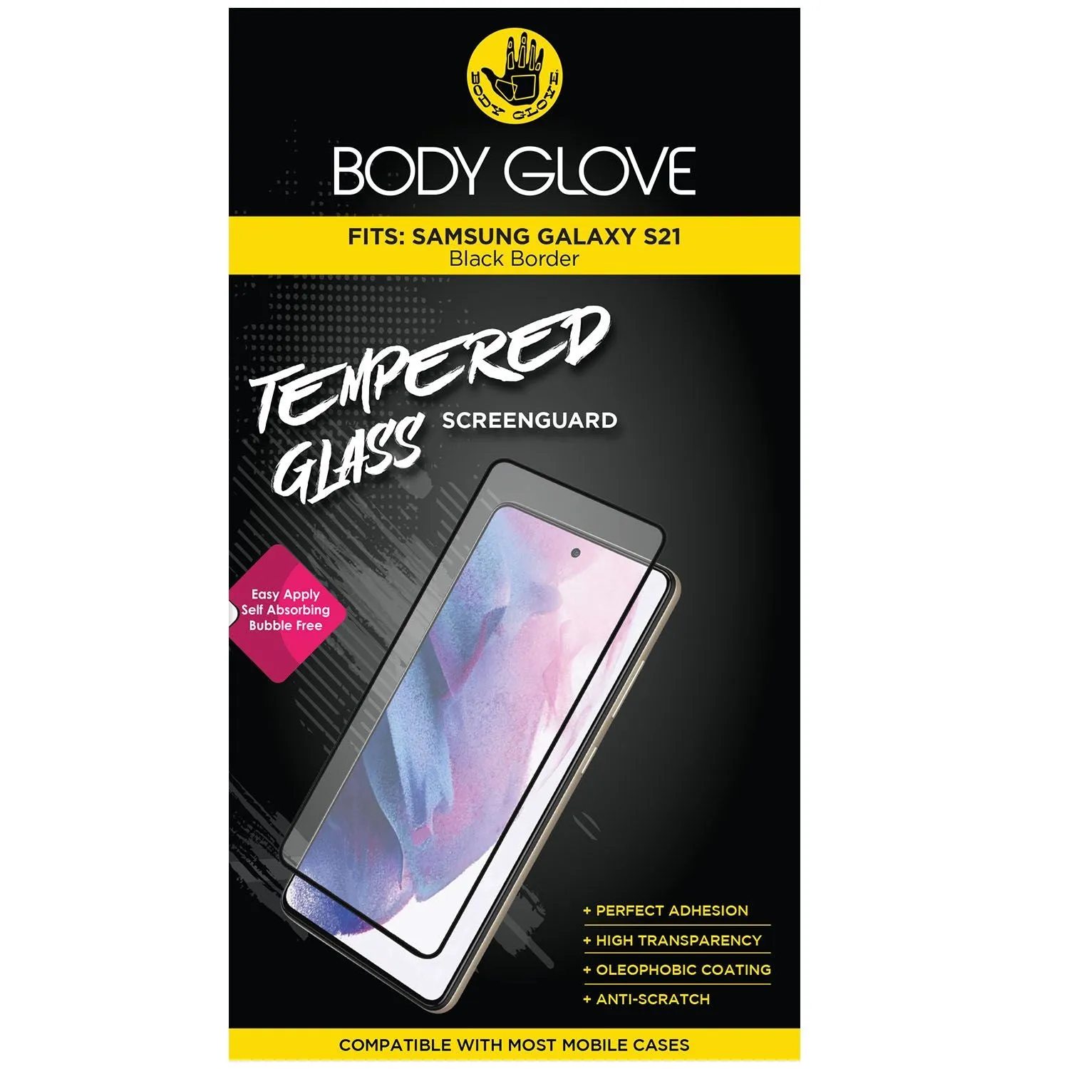 Body Glove Tempered Glass Screen Protector - Samsung Galaxy S21