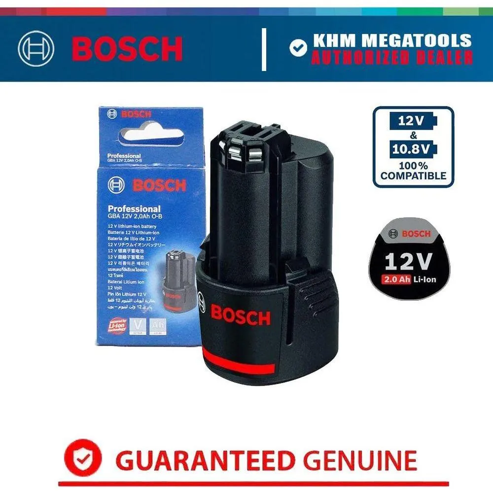 Bosch GBA 12V / 2.0 Ah Lithium Ion Battery