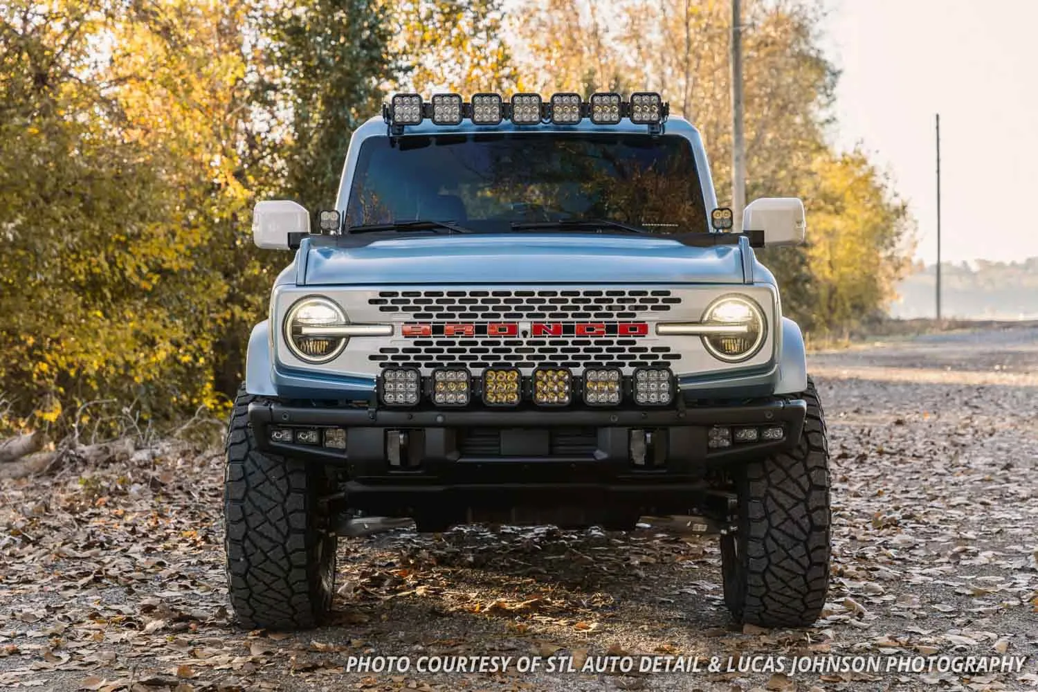 Bronco SS5 Pro CrossLink Windshield White Combo Lightbar Kit Diode Dynamics