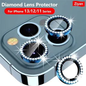 Camera Lens Protector Screen Diamond Case Tempered Glass For iPhone 11 12 13 14 Pro Max 12 Pro Max