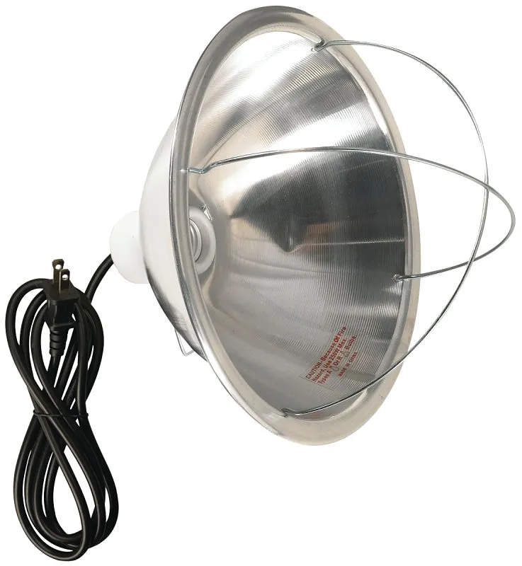 CCI 0165 Brooder Heat Lamp, Aluminum :EA: QUANTITY: 1