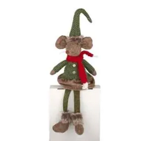 Christmas Mouse With Dangly Legs