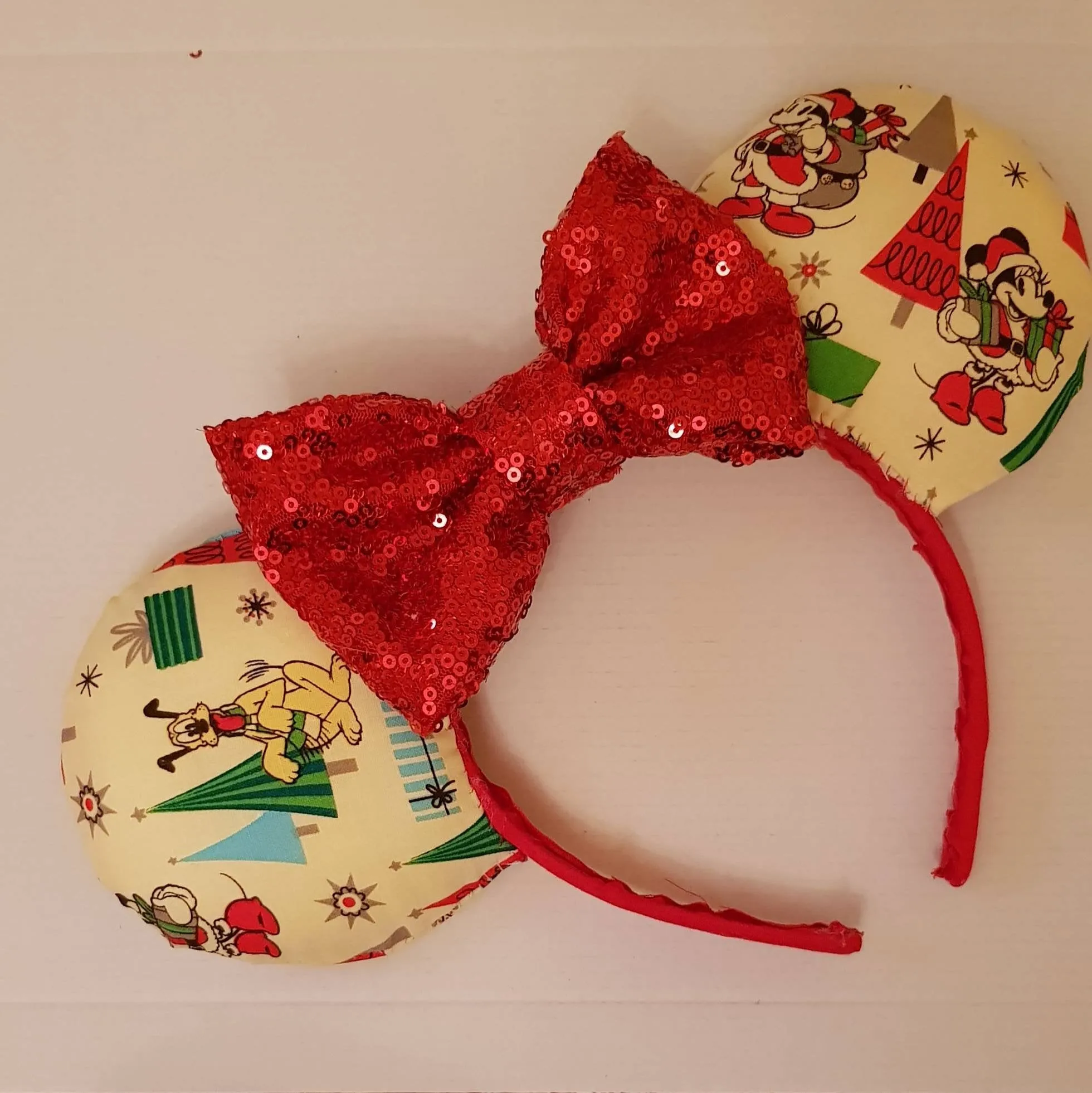 Christmas tree minnie ears