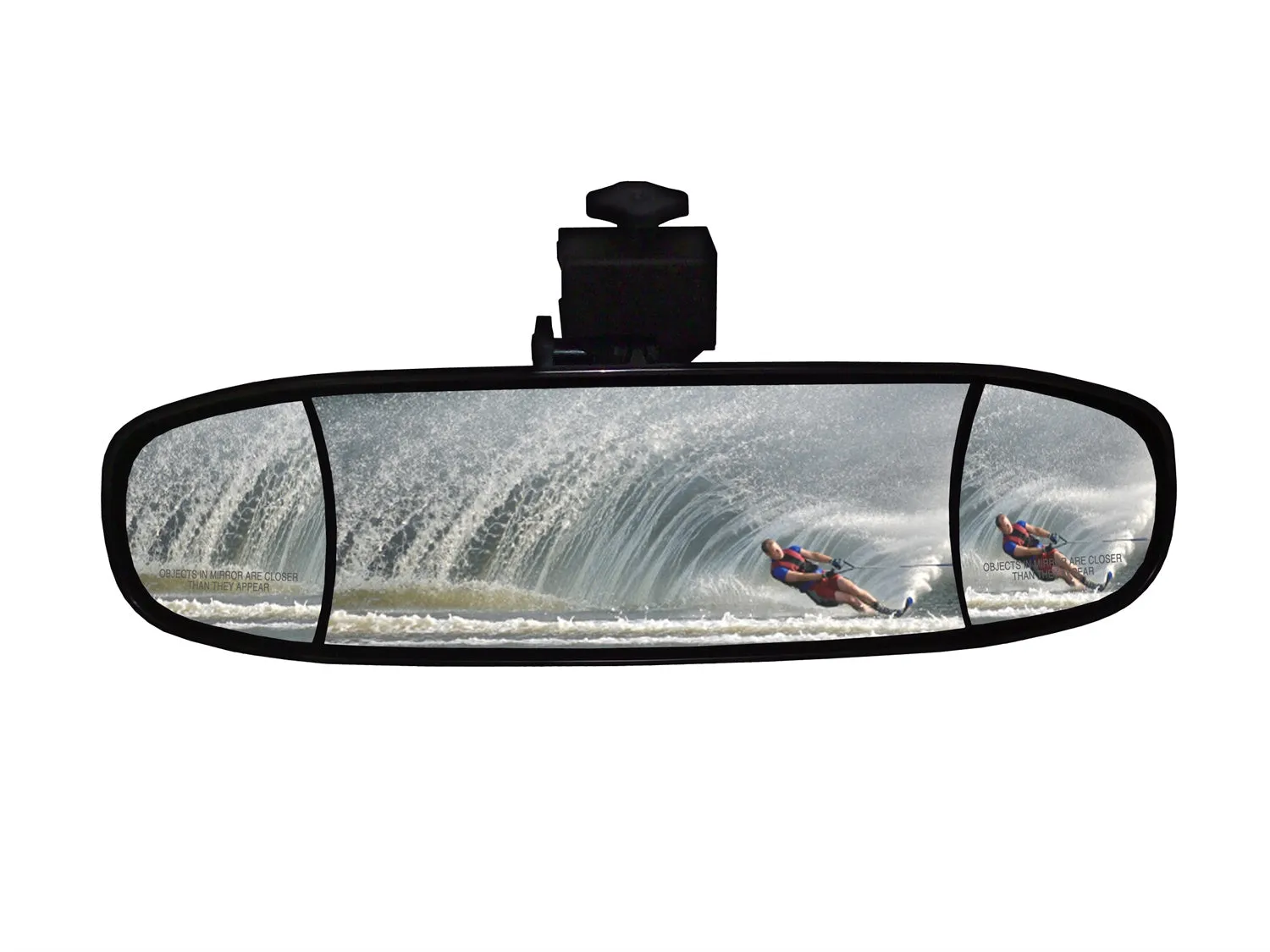 Cipa USA 02022 Extreme™ Boat Mirror; 7 in. x 20 in.; 3 Lens Quick Mount;