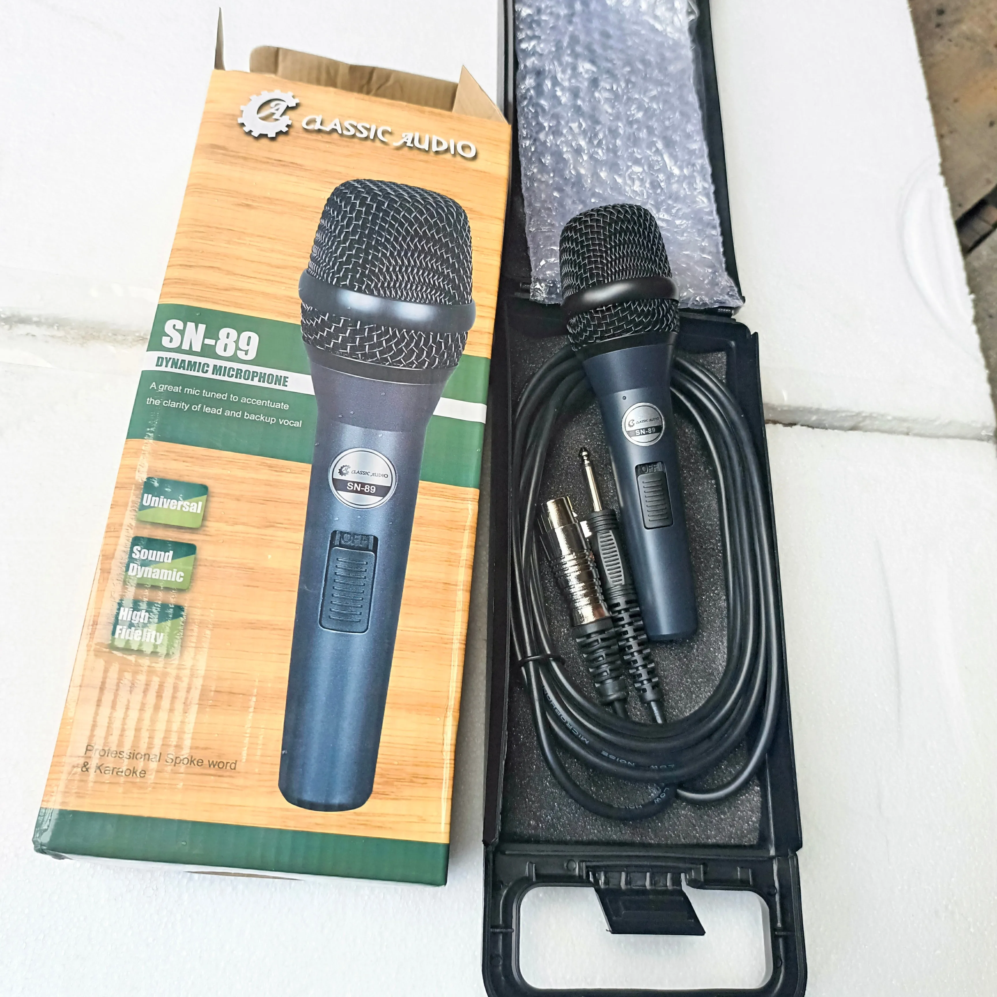 CLASSIC AUDIO SN-89 Super-cardioid Dynamic Vocal Microphone - Brand New