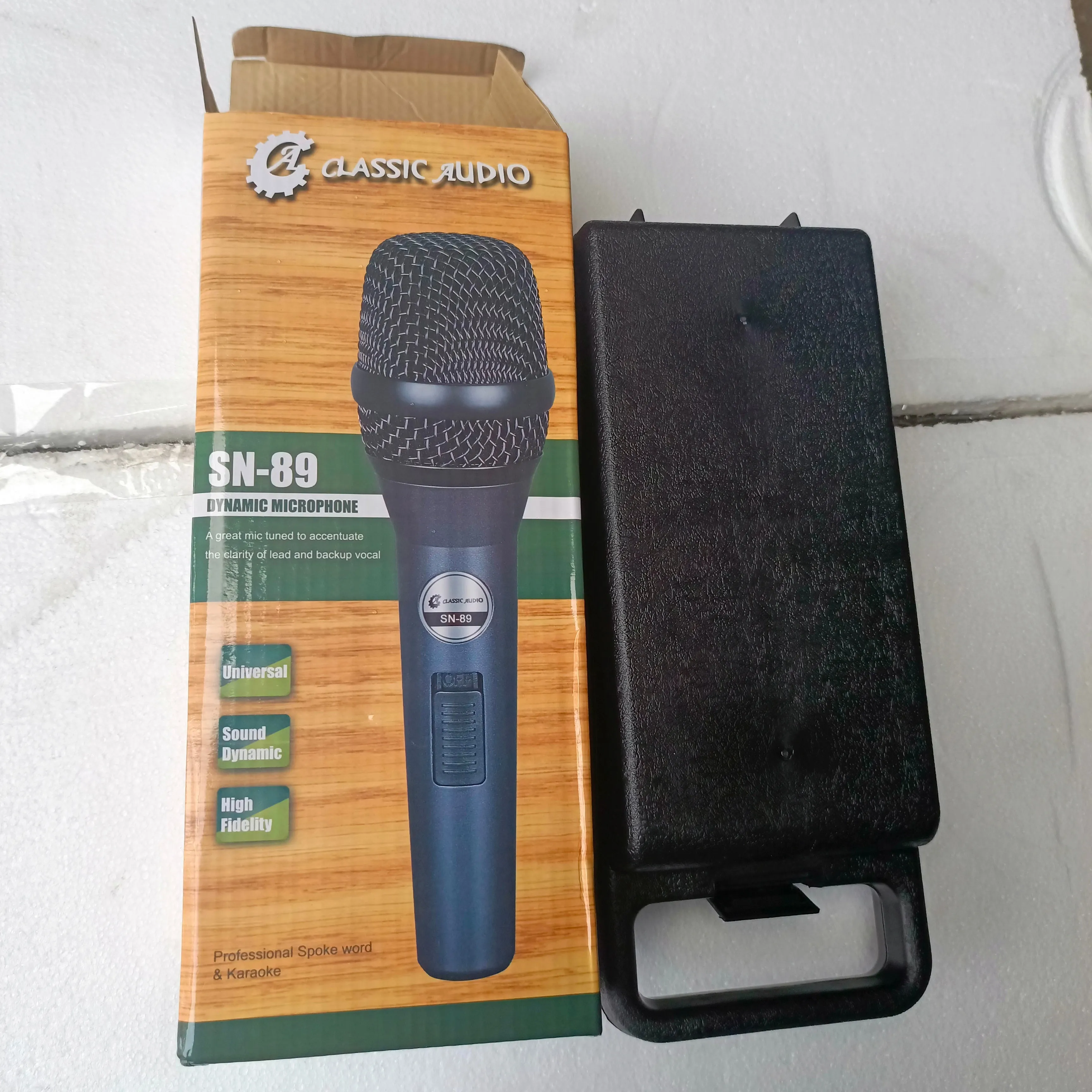 CLASSIC AUDIO SN-89 Super-cardioid Dynamic Vocal Microphone - Brand New