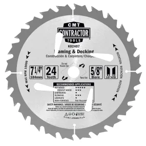 CMT Orange Tools K02406-X10 ITK CONTRACTOR FRAMING/DECKING 6-1/2’’ (10-PCS. BULK MASTERPACK)