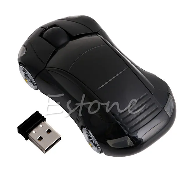 Computer Accessories 2.4GHz 3D Optical Wireless Mouse Mice Car Shape Receiver USB For PC Laptop