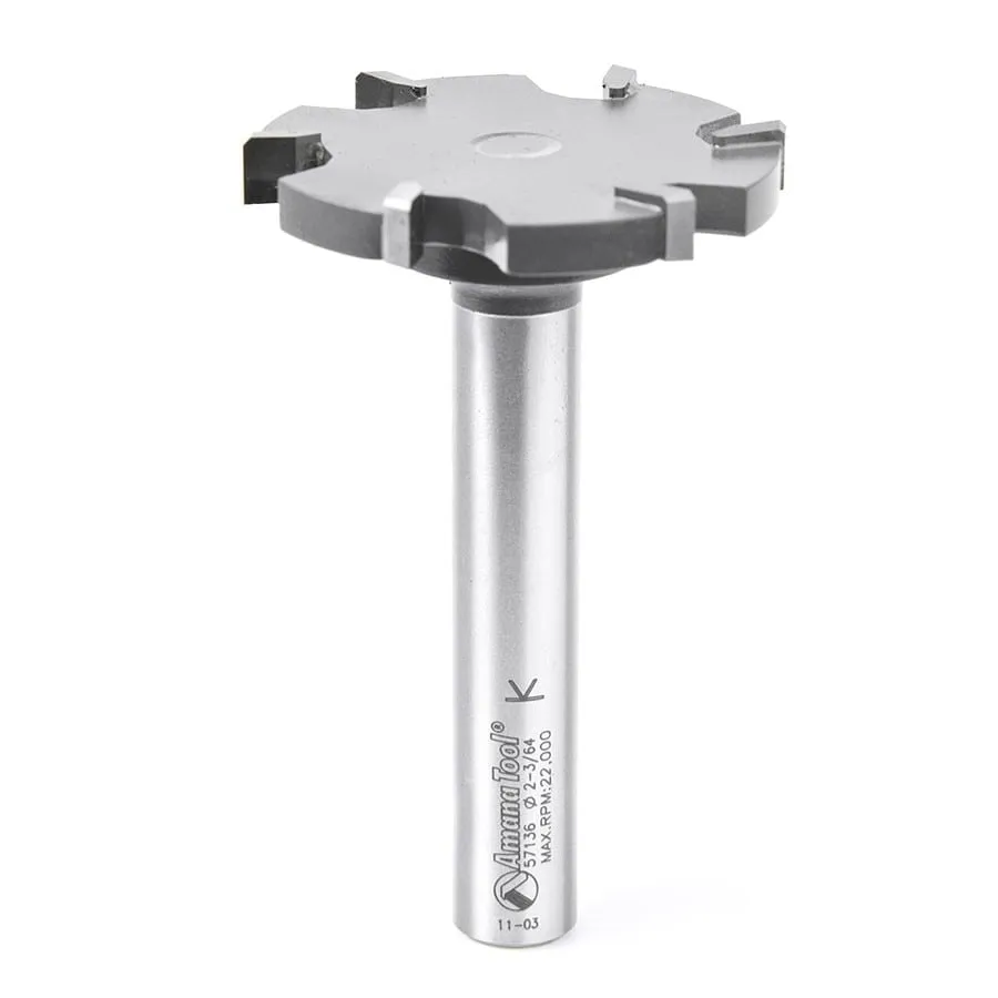 Countertop Trim Router Bit | 2 1⁄16 Dia x 1⁄4 x 1⁄2" Shank | 57136 | 738685971369