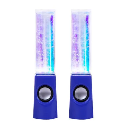 Dancing Water Speaker Active Portable Mini USB LED Light Speaker For iphone ipad PC MP3 MP4 PSP subwoofer water-column audio