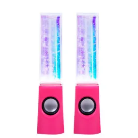 Dancing Water Speaker Active Portable Mini USB LED Light Speaker For iphone ipad PC MP3 MP4 PSP subwoofer water-column audio