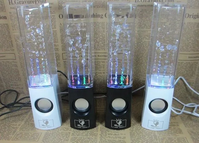 Dancing Water Speaker Active Portable Mini USB LED Light Speaker For iphone ipad PC MP3 MP4 PSP subwoofer water-column audio