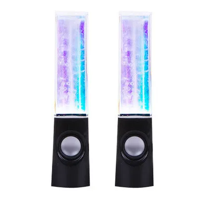 Dancing Water Speaker Active Portable Mini USB LED Light Speaker For iphone ipad PC MP3 MP4 PSP subwoofer water-column audio