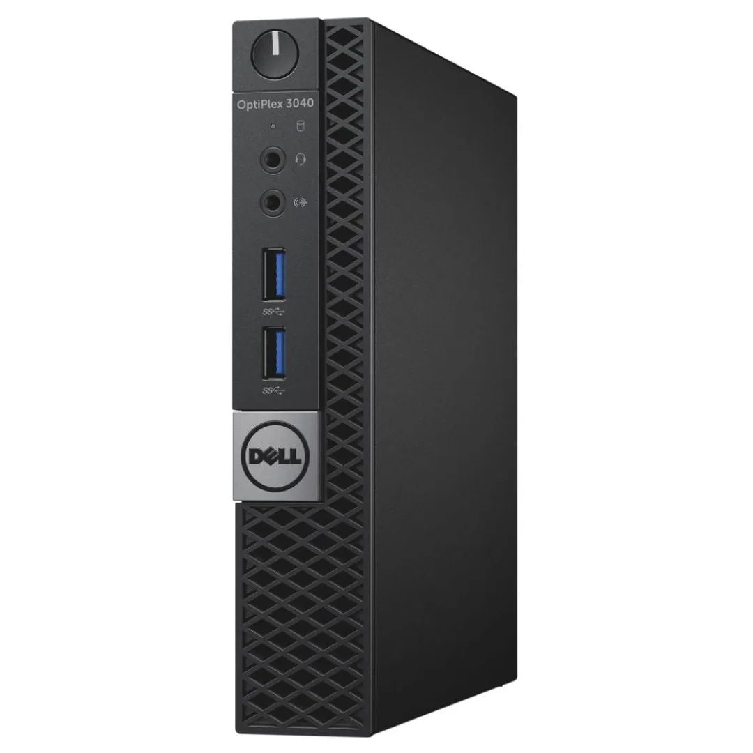 Dell OptiPlex 3040, Micro Desktop, Intel Core i5-6500T, 2.50GHz, 16GB RAM, 256GB SSD, Windows 10 Pro - Grade A Refurbished