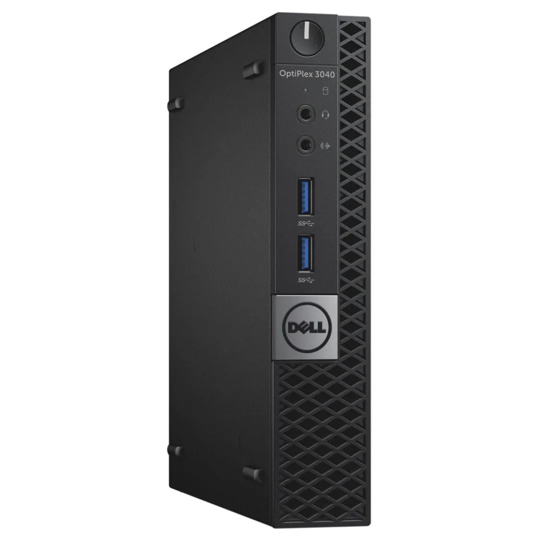 Dell OptiPlex 3040, Micro Desktop, Intel Core i5-6500T, 2.50GHz, 16GB RAM, 256GB SSD, Windows 10 Pro - Grade A Refurbished