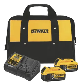 DeWALT 20V (DCB205-2CK) MAX XR 5.0Ah Battery 2-Pack with Charger and Bag