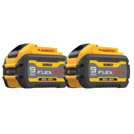 Dewalt® 20V/60V MAX* FLEXVOLT® 9Ah Battery (2 PK) DCB609-2