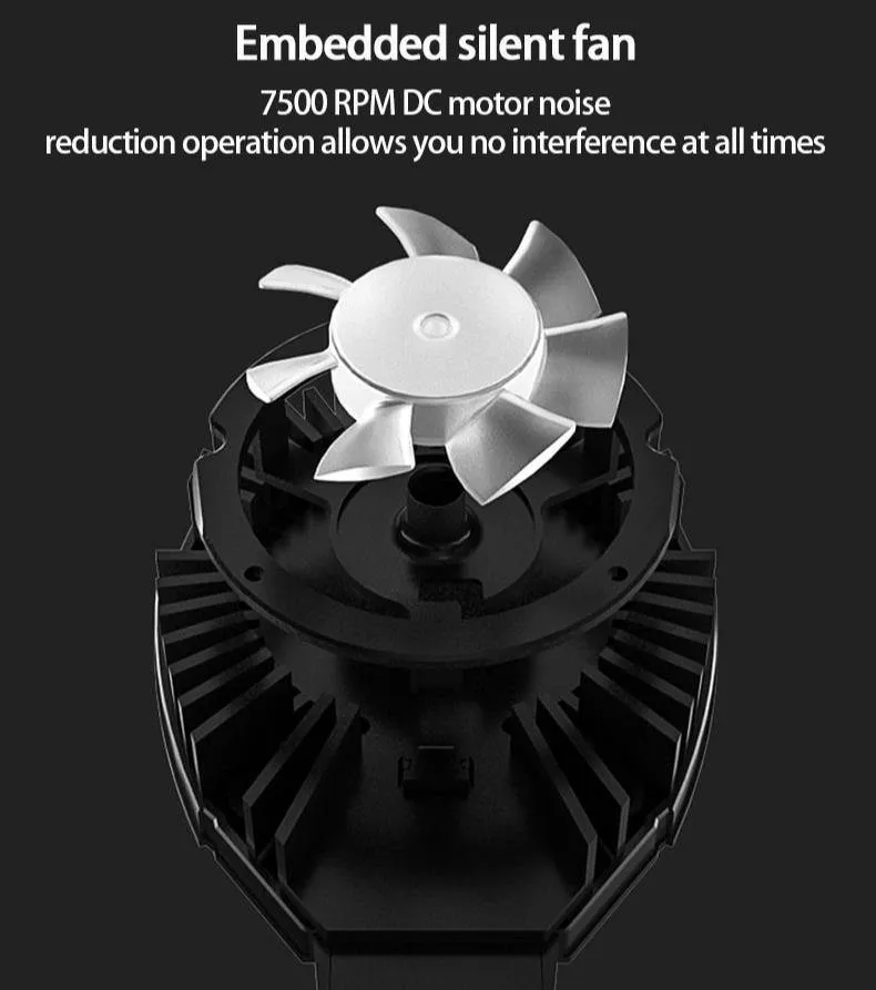 Digital Display Mobile Phone Fan Cooler