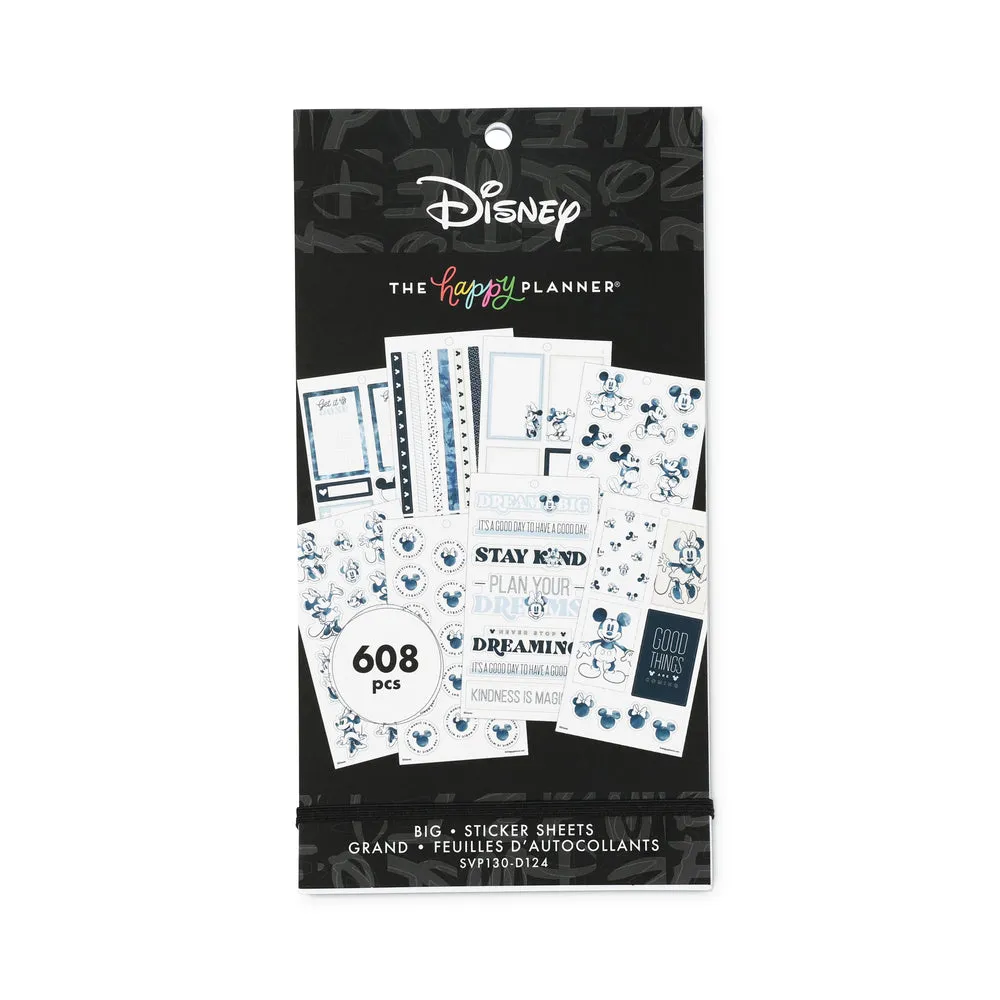 Disney© Mickey Mouse & Minnie Mouse Indigo Value Pack Stickers - Big