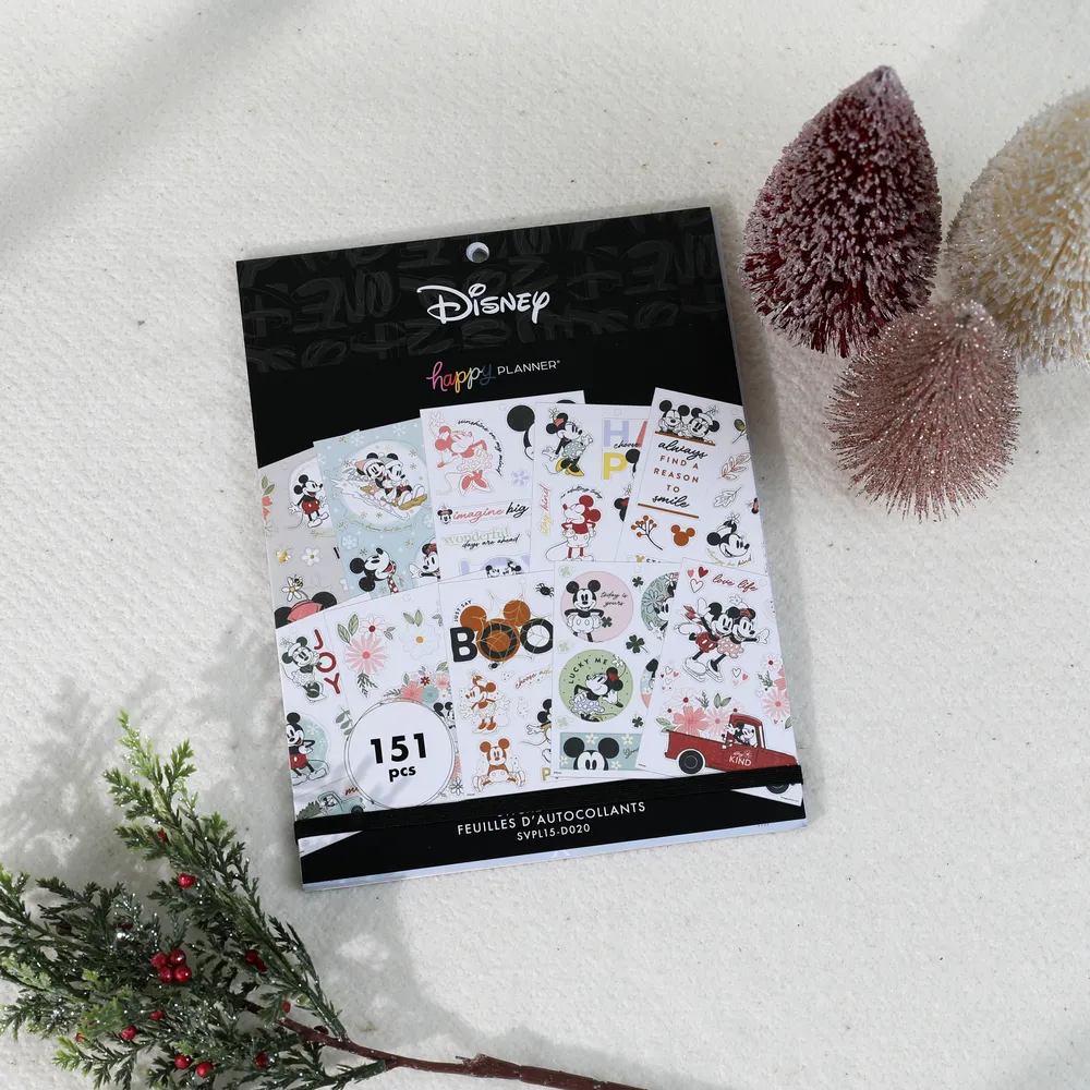 Disney© Mickey Mouse & Minnie Mouse Large Value Pack Stickers - Seasonal