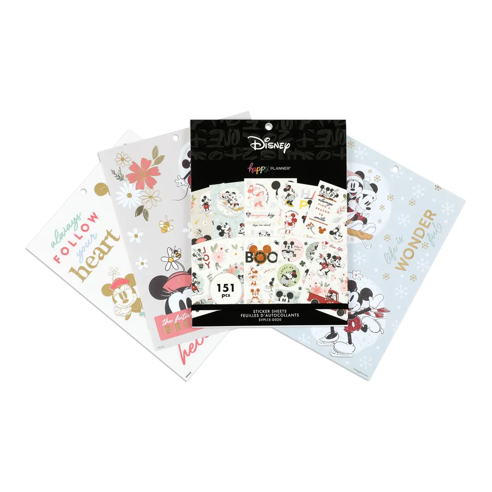 Disney© Mickey Mouse & Minnie Mouse Large Value Pack Stickers - Seasonal