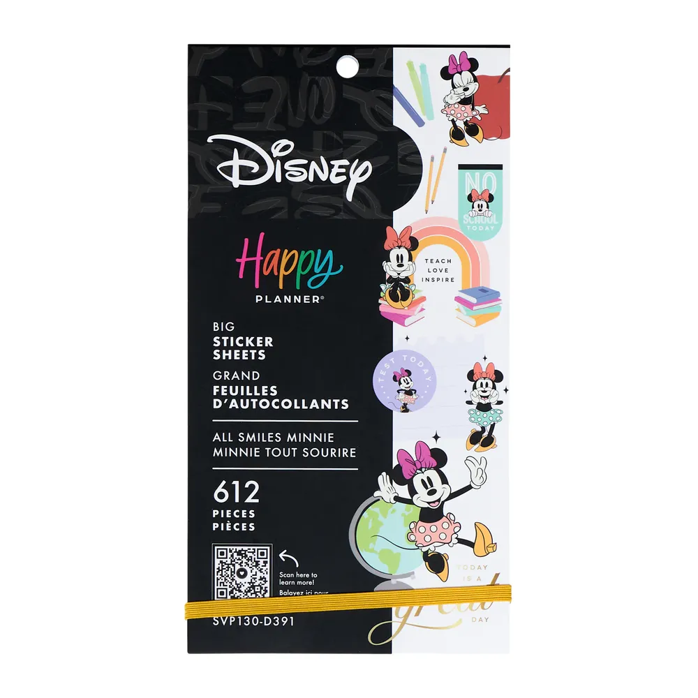 Disney Minnie Mouse All Smiles Teacher - Value Pack Stickers - Big