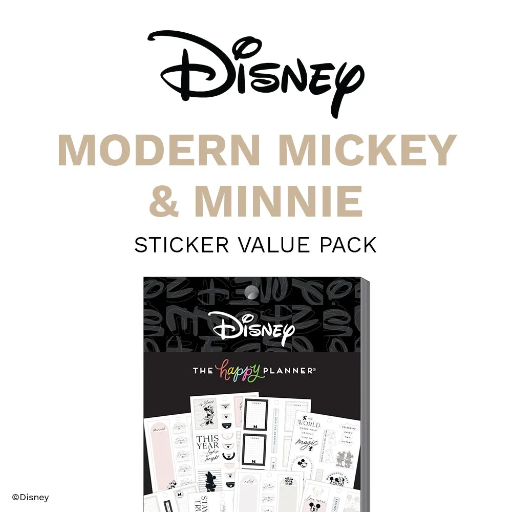 Disney© Modern Mickey Mouse & Minnie Mouse Value Pack Stickers