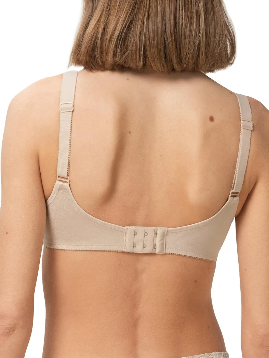 Doreen   Cotton Full Cup Bra - Skin