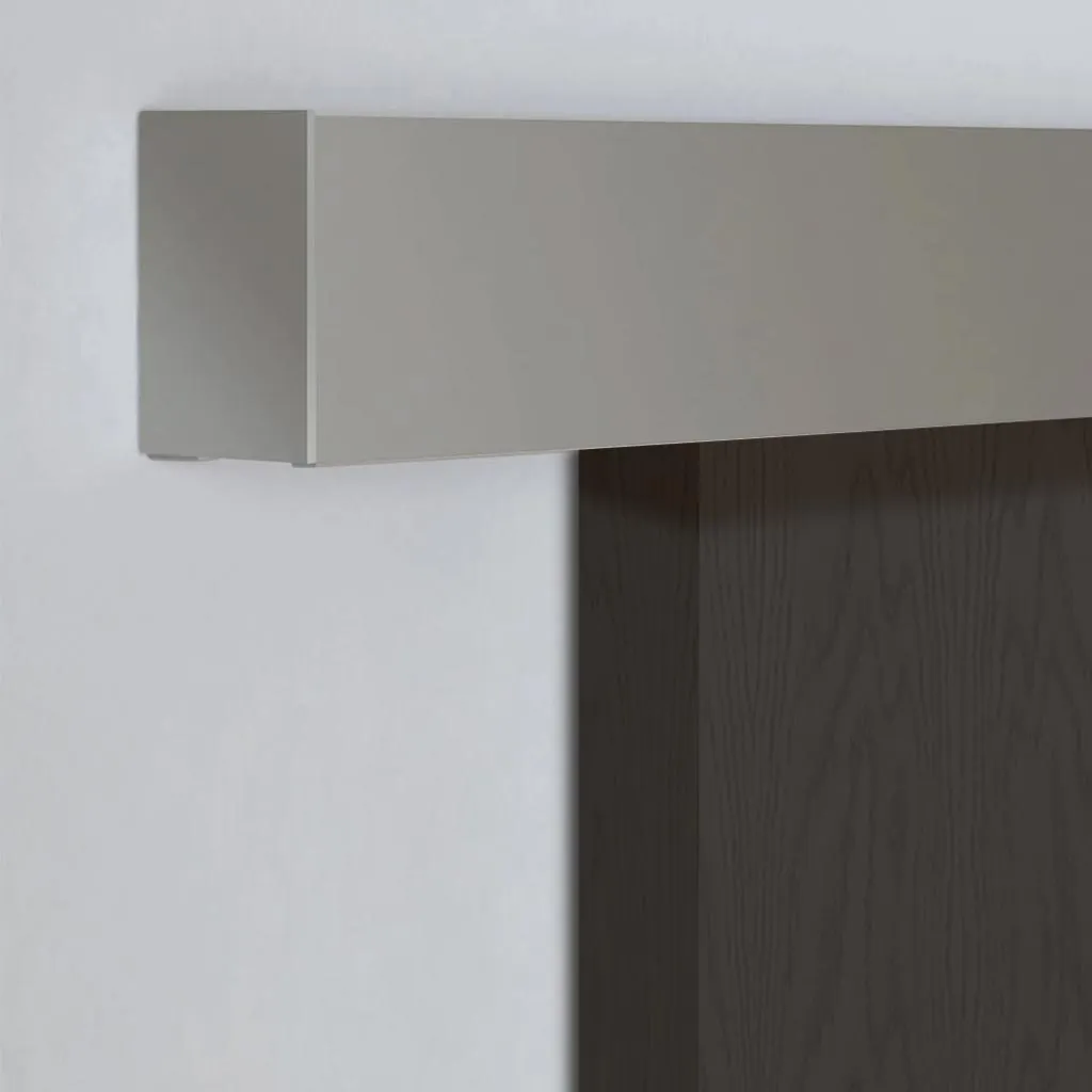 Double Sliding Door & Premium Wall Track - Eco-Urban® Marfa 4 Panel Doors DD6313 - 6 Colour Options