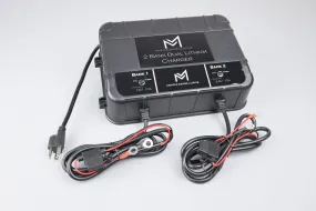 Dual 12v & 24v Monster Marine Waterproof Lithium Charger